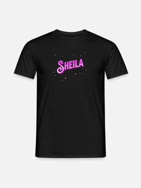Sheila name personalized - Men's T-Shirt - black
