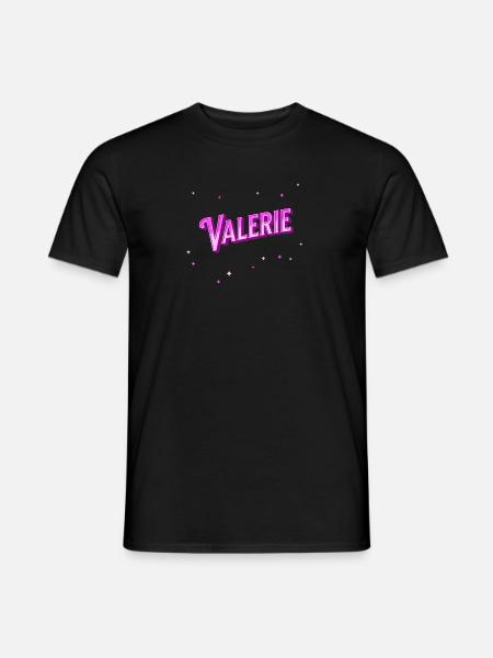 Valerie name personalized - Men's T-Shirt - black