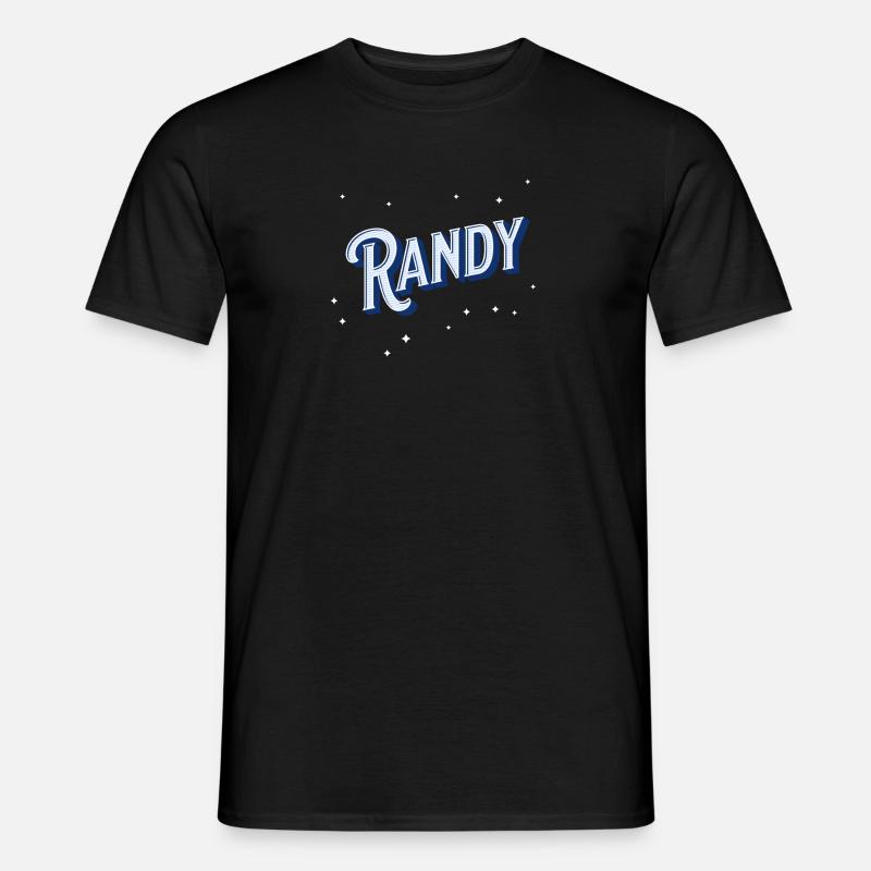 Randy's name personalized - Men’s T-shirt - black