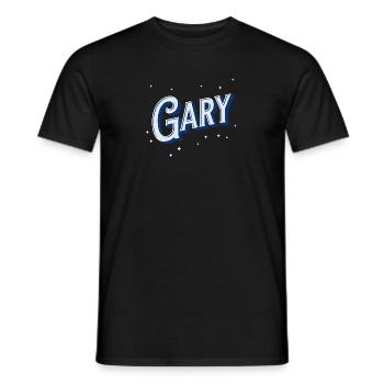Le nom de Gary personnalisé - T-shirt homme - noir - Devant - AI Model Male 178 light (178cm)