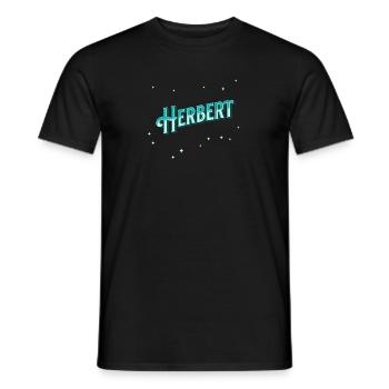 Herbert Namen personalisiert - Männer T-Shirt - Schwarz - Vorne - AI Model Male 178 light (178cm)