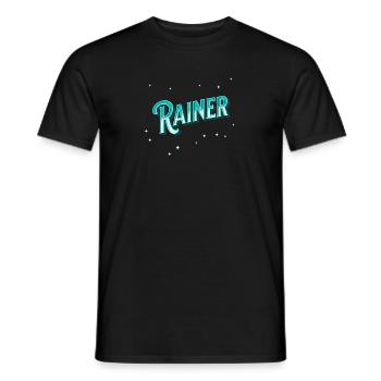 Jennifer nom personnalisé - T-shirt homme - noir - Devant - AI Model Male 178 light (178cm)