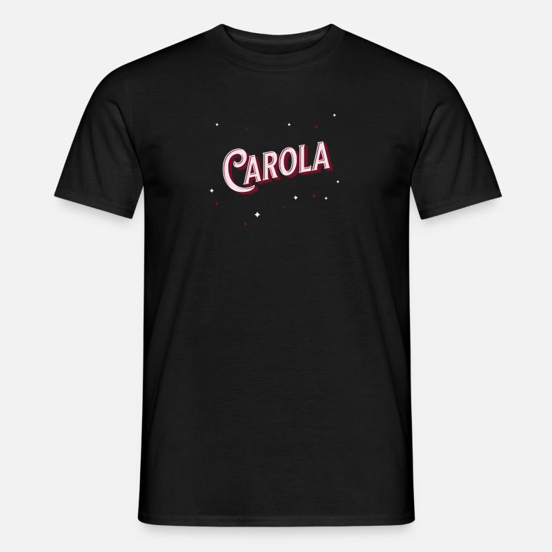 Carola's name personalized - Men’s T-shirt - black