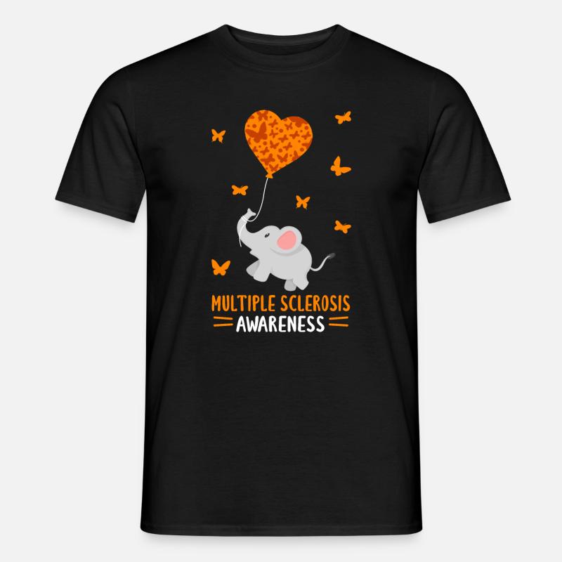Multiple Sclerosis Awareness - Männer T-Shirt - Schwarz
