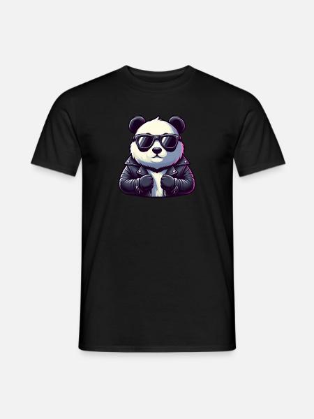 Cool Panda - Men's T-Shirt - black