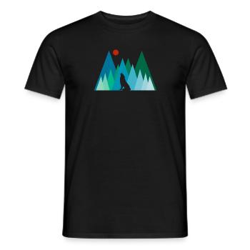 Extérieur - T-shirt homme - noir - Devant - AI Model Male 178 light (178cm)