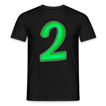 2 - T-shirt homme - noir - Devant - AI Model Male 178 light (178cm)