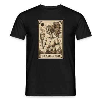 Soccer Mom Card  - Männer T-Shirt - Schwarz - Vorne - AI Model Male 178 light (178cm)
