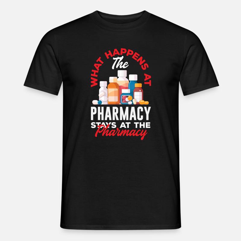 Pharmacien Technicien Pharmaceutique - T-shirt homme - noir