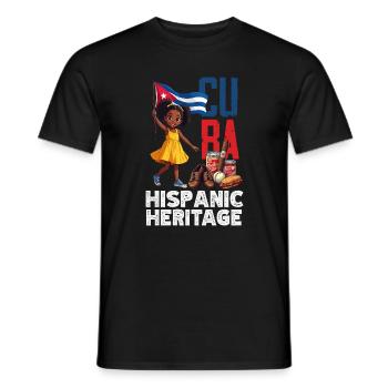 Kuba Stolz & Heimat - Cuba Flagge Design - Männer T-Shirt - Schwarz - Vorne - AI Model Male 178 light (178cm)
