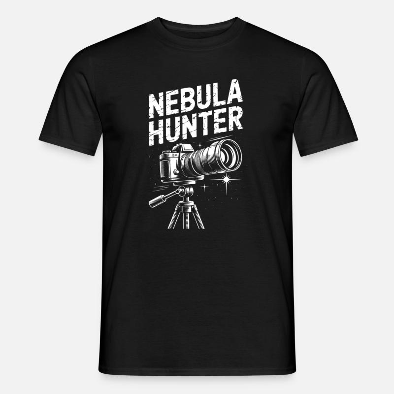 Nebula Hunter Telescope - Men’s T-shirt - black