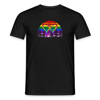 Lgbt - Men's T-Shirt - black - Front - AI Model Male 178 light (178cm)