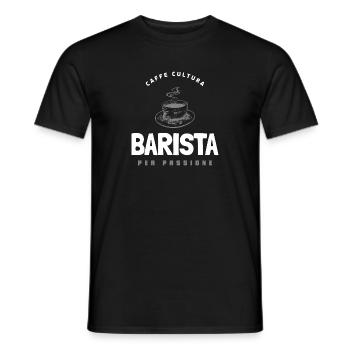 Barista - Männer T-Shirt - Schwarz - Vorne - AI Model Male 178 light (178cm)