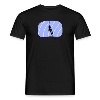 Escalade, alpinisme, alpinisme - T-shirt homme - noir - Devant - AI Model Male 178 light (178cm)