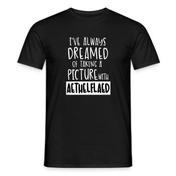 Picture with Aethelflaed - T-shirt homme - noir - Devant - AI Model Male 178 light (178cm)