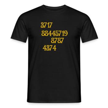 Salutation des Pléiades - get them all - T-shirt homme - noir - Devant - AI Model Male 178 light (178cm)