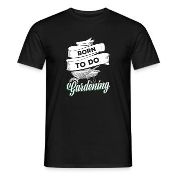 Horticulture jardinage - T-shirt homme - noir - Devant - AI Model Male 178 light (178cm)