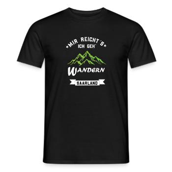 Gud Gess Saarland Saarländer Geschenkidee Wandern - Männer T-Shirt - Schwarz - Vorne - AI Model Male 178 light (178cm)