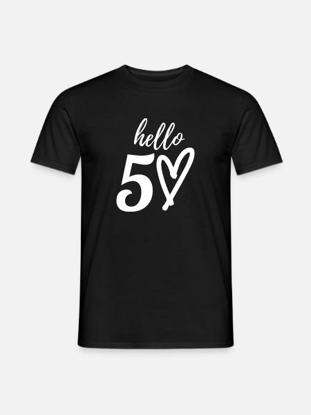 50th birthday - Men's T-Shirt - black
