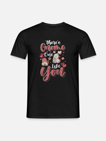 Wichtel Gartenzwerg Weihnachten Winzig - Männer T-Shirt - Schwarz