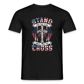 USA Patriot Militär Nation - Männer T-Shirt - Schwarz - Vorne - AI Model Male 178 light (178cm)