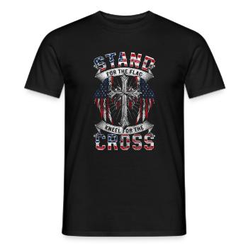 USA Stolz Nation Amerikanisch - Männer T-Shirt - Schwarz - Vorne - AI Model Male 178 light (178cm)