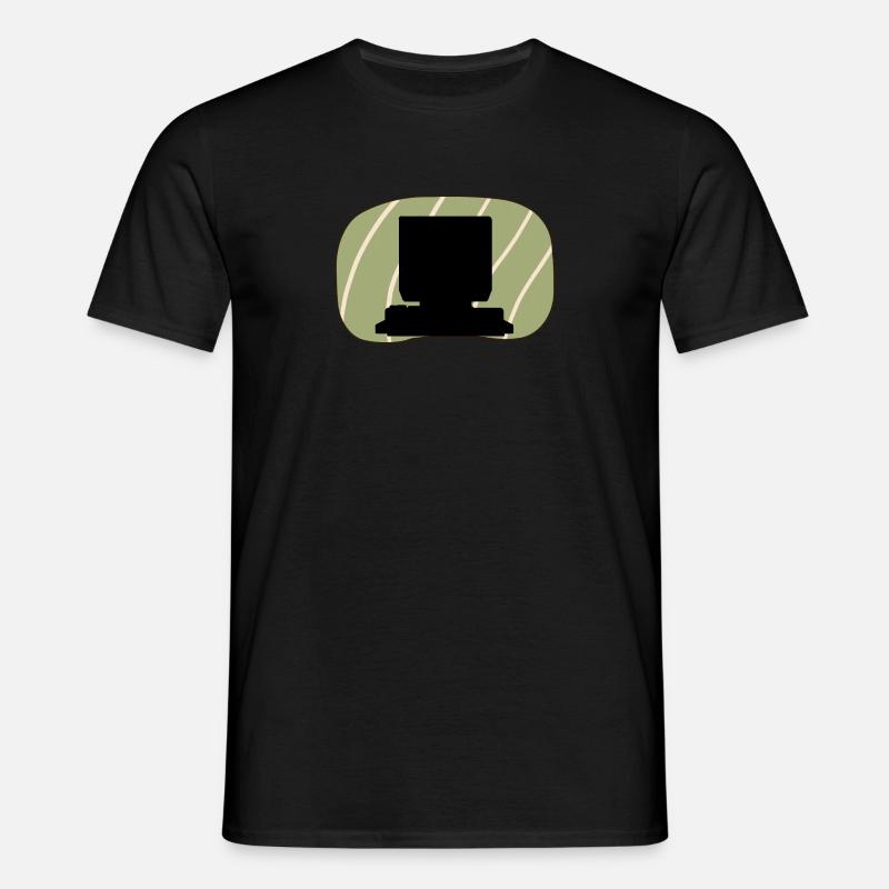 Computer Tech Nerd - Men's T-Shirt - black