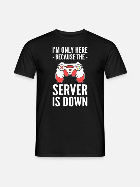 Lustiger Spieler Professioneller Videospieler - Männer T-Shirt - Schwarz