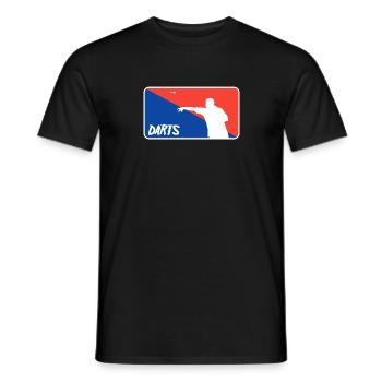 Joueur de fléchettes - T-shirt homme - noir - Devant - AI Model Male 178 light (178cm)