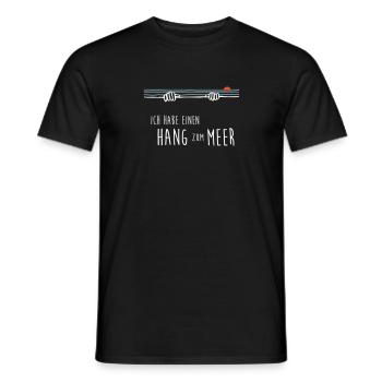Hang zum Meer - Männer T-Shirt - Schwarz - Vorne - AI Model Male 178 light (178cm)