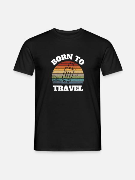 Travel Holidays - Men's T-Shirt - black