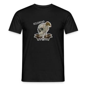 Sanglier - T-shirt homme - noir - Devant - AI Model Male 178 light (178cm)