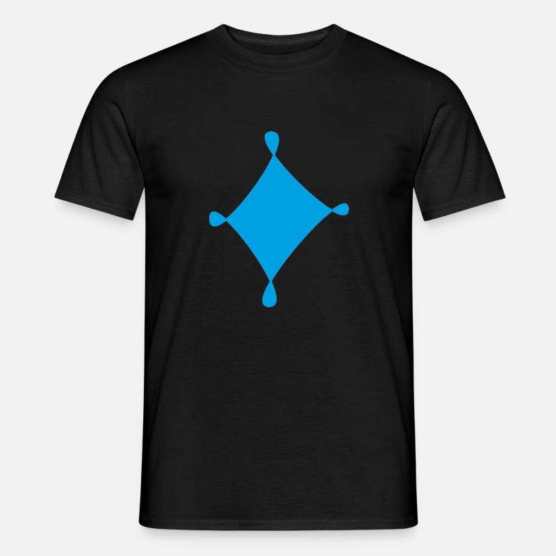 karo - Männer T-Shirt - Schwarz