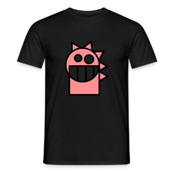 Drachen - Männer T-Shirt - Schwarz - Vorne - AI Model Male 178 light (178cm)