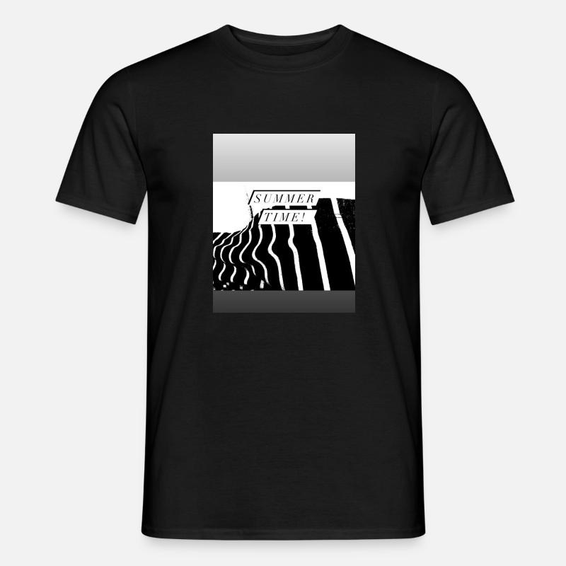 Der Sommer soll geschrien werden! - Männer T-Shirt - Schwarz