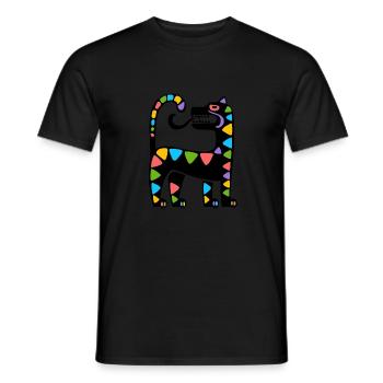 Inca Culture, Latin America - Men's T-Shirt - black - Front - AI Model Male 178 light (178cm)