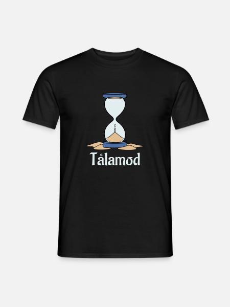 Tålamod Timglas - T-shirt herr - svart