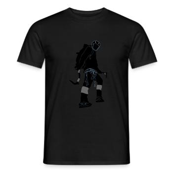 Alpinistes - T-shirt homme - noir - Devant - AI Model Male 178 light (178cm)