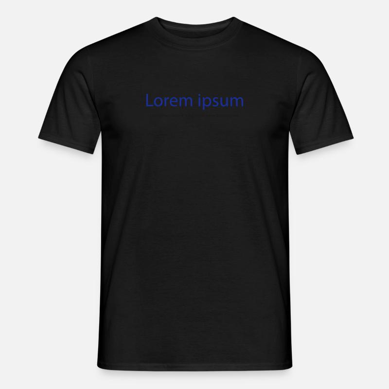 Lorem Impsum Design - Männer T-Shirt - undefined