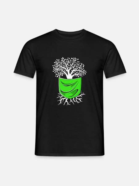Stammbaum Genealogie - Männer T-Shirt - Schwarz
