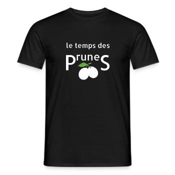 Mode Femme. Woman Fashion. - T-shirt homme - noir - Devant - AI Model Male 178 light (178cm)