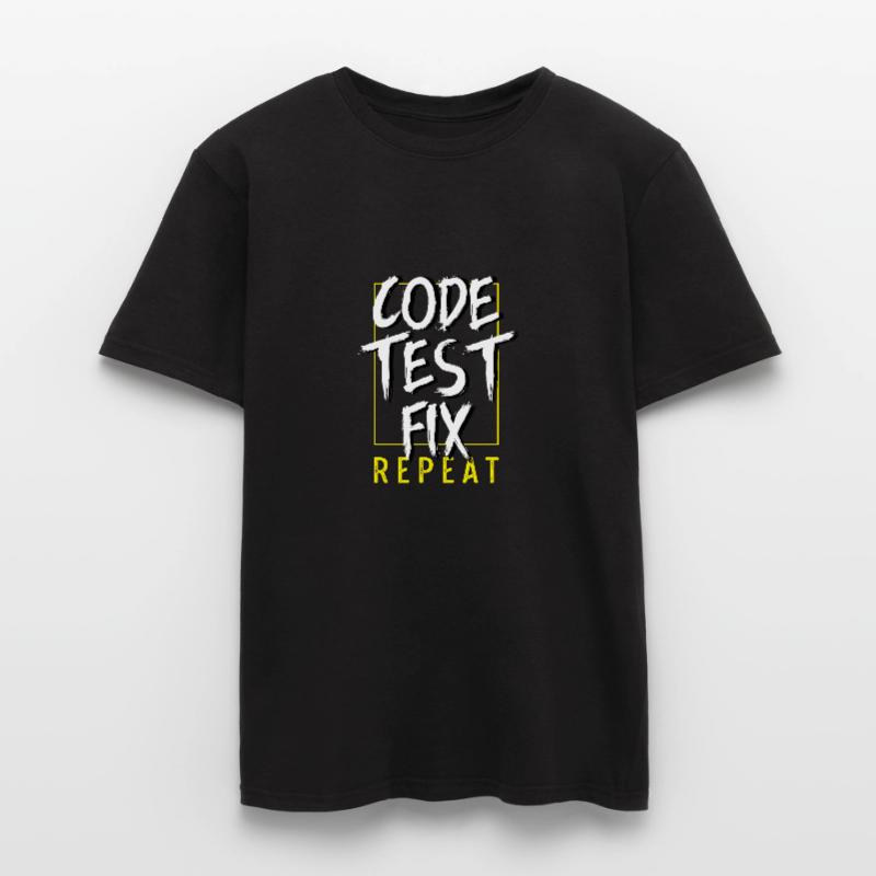 Correction de test de code. Poison de technicien en informatique T-shirt homme