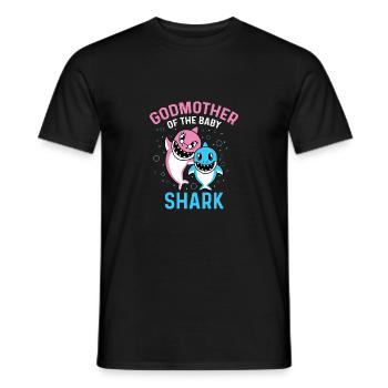 Hai-Mutter Schutzperson Gift - Männer T-Shirt - Schwarz - Vorne - AI Model Male 178 light (178cm)