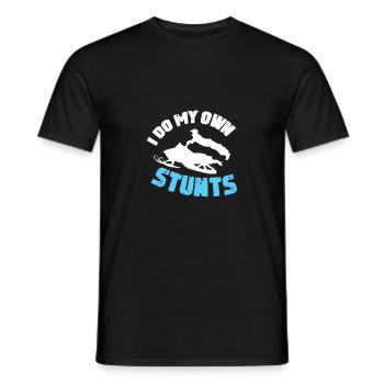 Own stunts Fearless Person Poison - Men's T-Shirt - black - Front - AI Model Male 178 light (178cm)