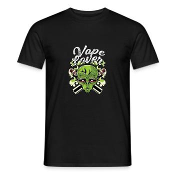 Amateurs de vape fumeur poison - T-shirt homme - noir - Devant - AI Model Male 178 light (178cm)