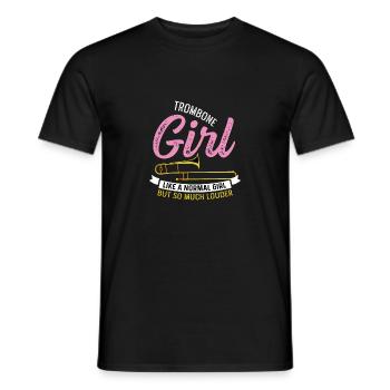 Viel lauter Musiker Gift - Männer T-Shirt - Schwarz - Vorne - AI Model Male 178 light (178cm)