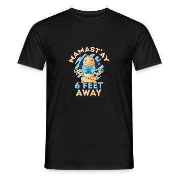 6 Fuß entfernt Joker oder lustig Gift - Männer T-Shirt - Schwarz - Vorne - AI Model Male 178 light (178cm)