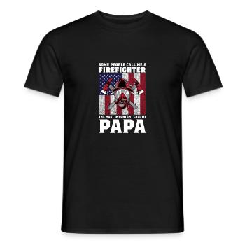 Call Me Dad Loving Father Gift - Men's T-Shirt - black - Front - AI Model Male 178 light (178cm)