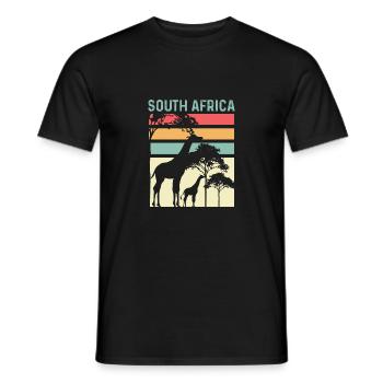 Safari Afrique Amoureux de la nature Poison - T-shirt homme - noir - Devant - AI Model Male 178 light (178cm)
