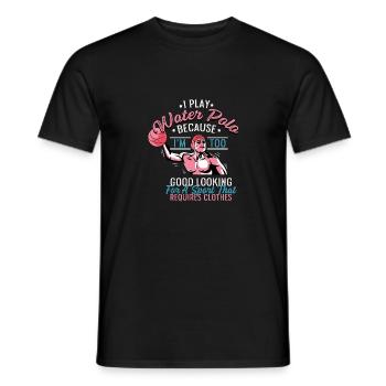 Zu gut aussehend Passende Person Geschenk - Männer T-Shirt - Schwarz - Vorne - AI Model Male 178 light (178cm)